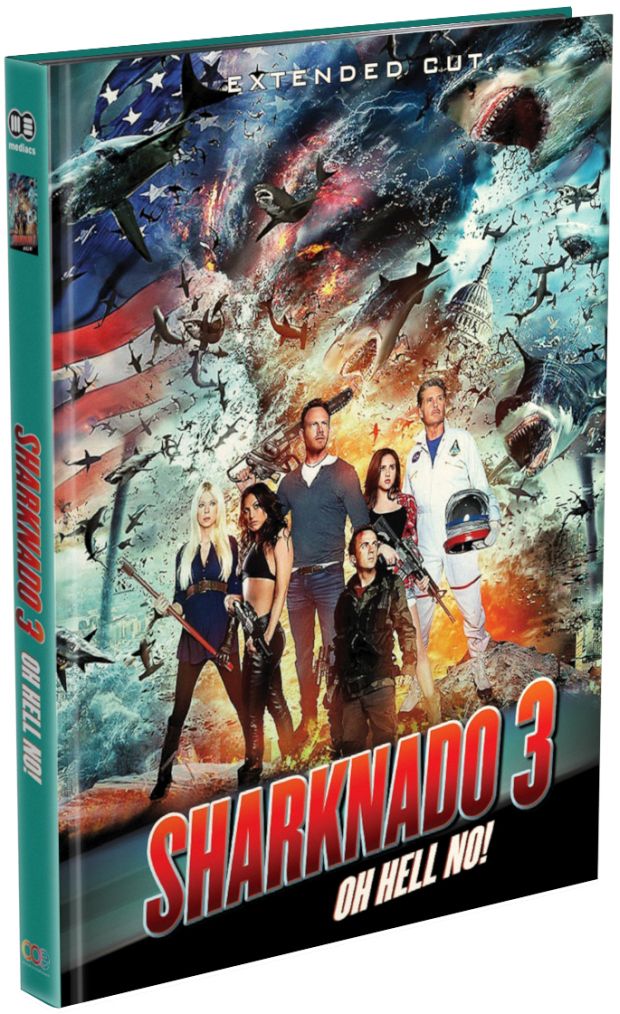 Sharknado 3 - Oh Hell No! - Extended Cut - Mediabook (Blu-Ray+DVD) - Limited 999 Edition