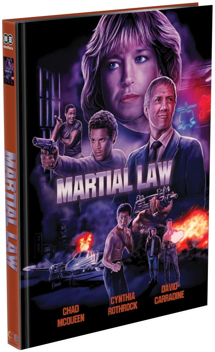 Martial Law 1 - Cover A - Mediabook (4K UHD+Blu-Ray+DVD) - Limited 666 Edition - Uncut