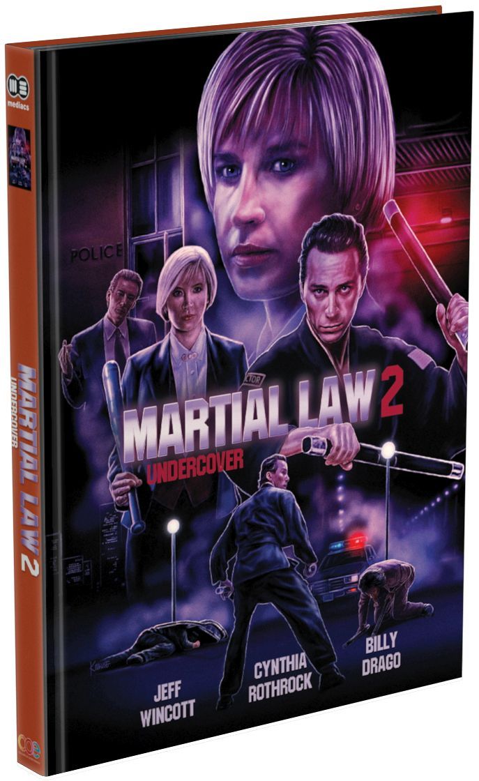 Martial Law 2 - Undercover - Cover A - Mediabook (4K UHD+Blu-Ray+DVD) - Limited 666 Edition - Uncut