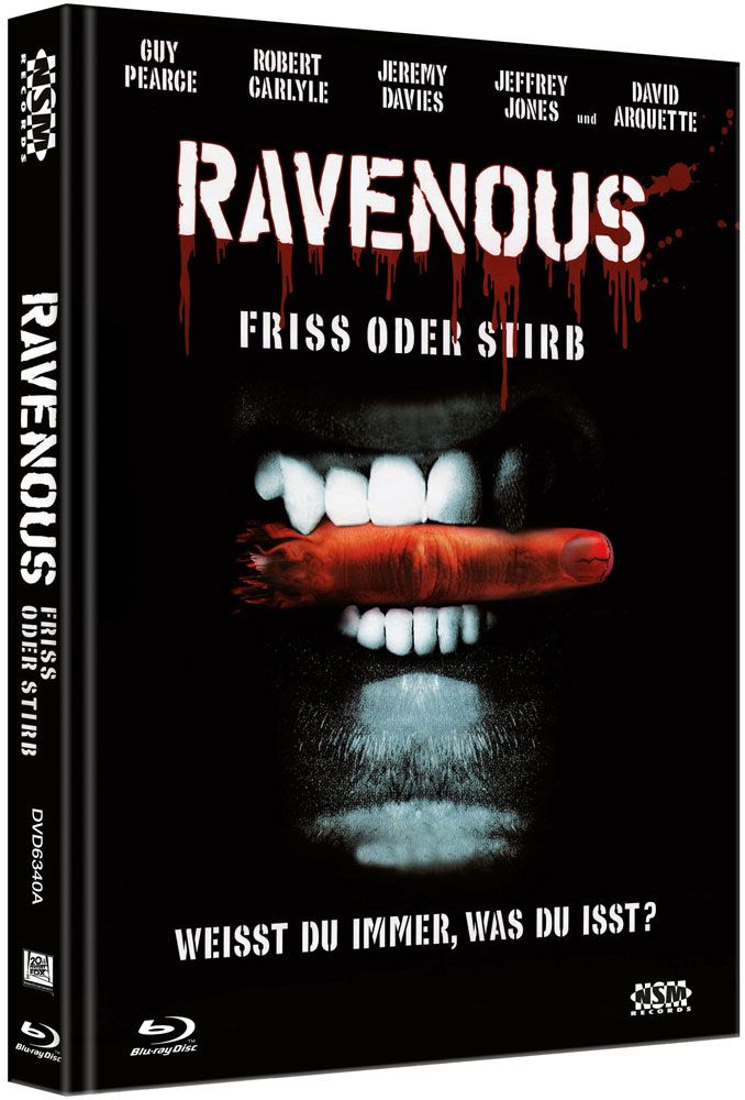 Ravenous - Friss oder stirb (Lim. Uncut Mediabook - Cover A) (DVD + BLURAY)