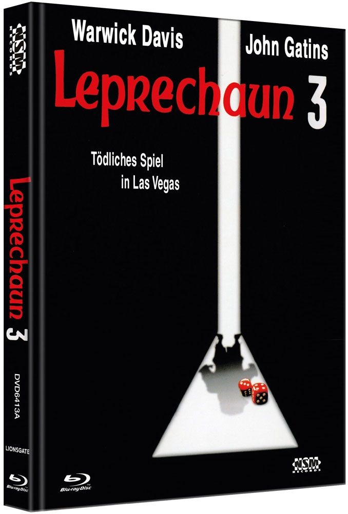 Leprechaun 3 - Tödliches Spiel in Las Vegas (Lim. Uncut Mediabook - Cover A) (DVD + BLURAY)