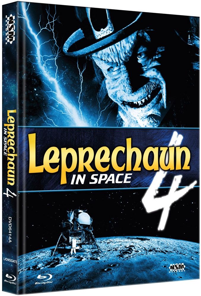 Leprechaun 4 - In Space (Lim. Uncut Mediabook - Cover A) (DVD + BLURAY)