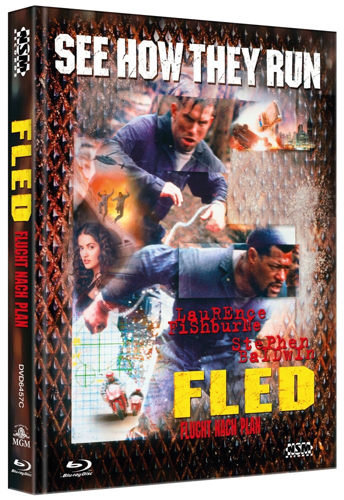 Fled - Flucht nach Plan (Lim. Uncut Mediabook - Cover C) (DVD + BLURAY)