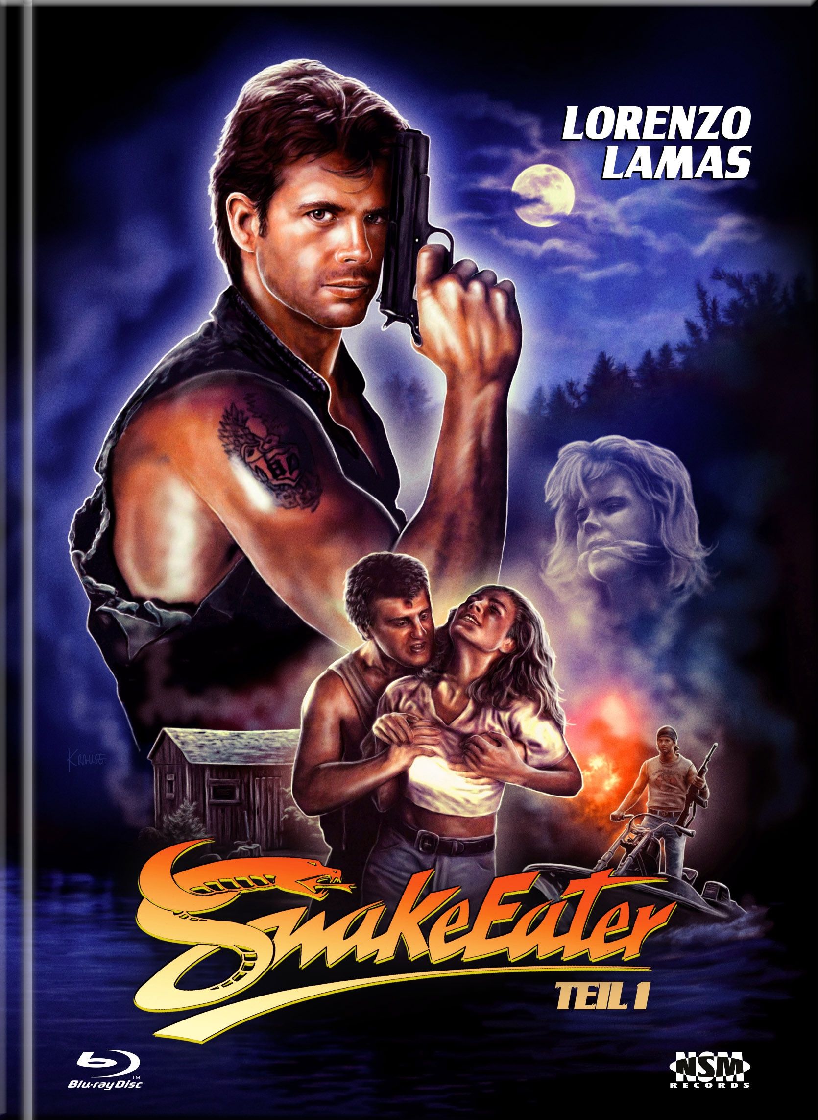 Snake Eater 1 (Lim. Uncut Mediabook - Cover A) (DVD + BLURAY)