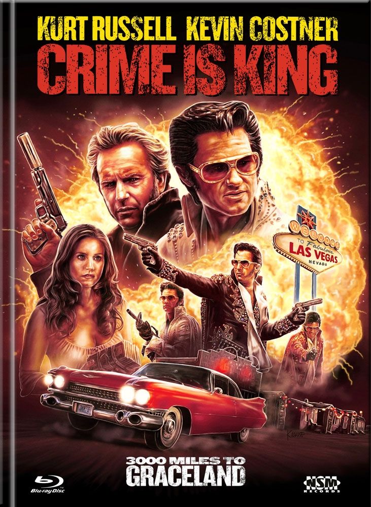 Crime is King - 3000 Meilen bis Graceland (Lim. Uncut Mediabook - Cover D) (DVD + BLURAY)