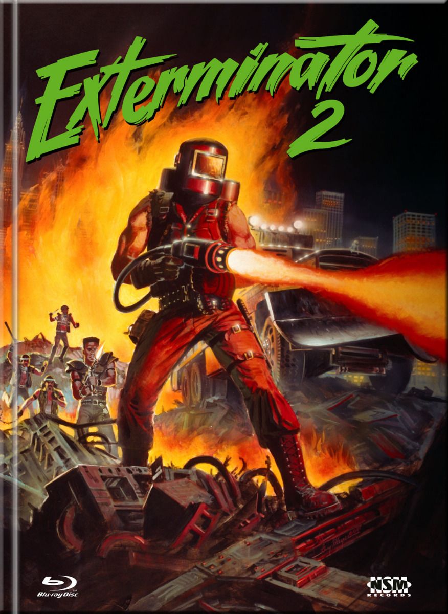 Exterminator 2 (Lim. Uncut Mediabook - Cover A) (DVD + BLURAY)