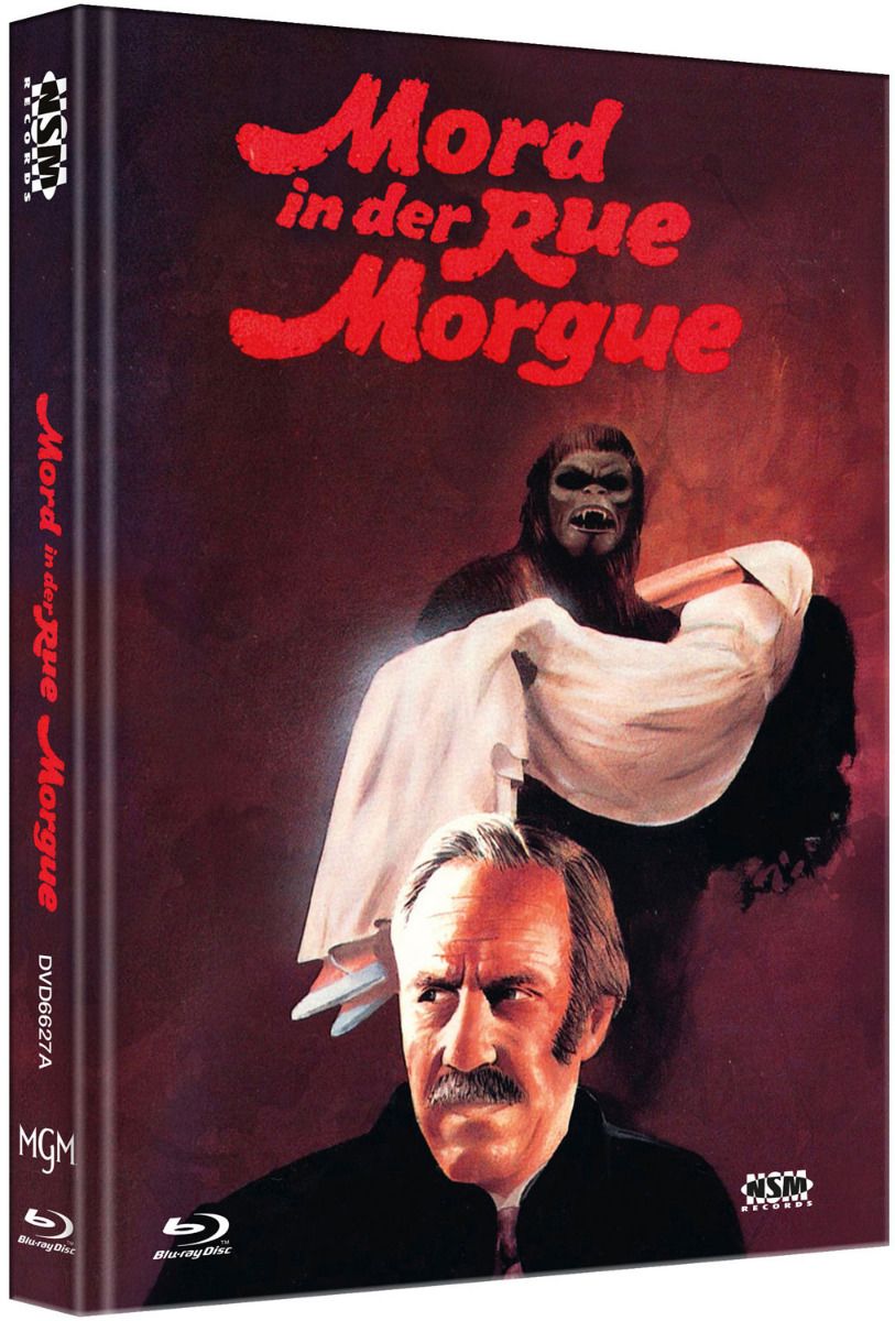 Mord in der Rue Morgue (Lim. Uncut Mediabook - Cover A) (DVD + BLURAY)