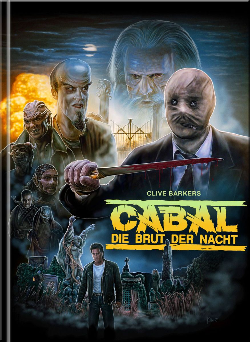 Cabal - Die Brut der Nacht - Cover B - Mediabook (2Blu-Ray+2DVD) -  Limited Edition - Kinofassung & Directors Cut