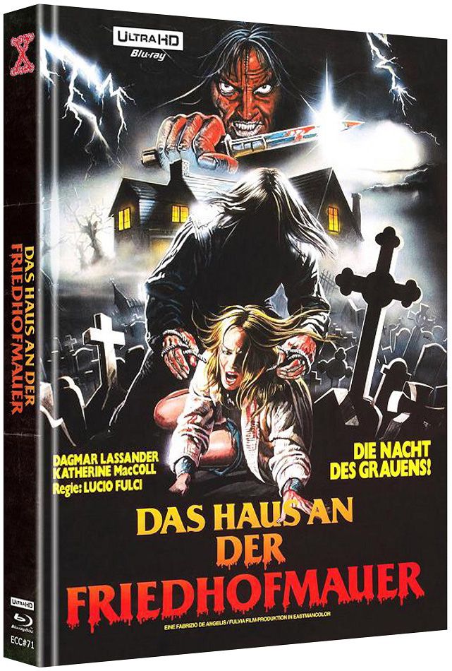 Das Haus an der Friedhofmauer - Cover A - Mediabook (4K UHD+Blu-Ray+CD) - Limited Edition