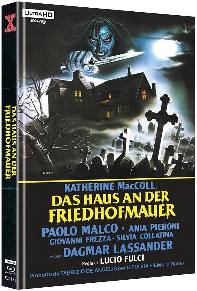 Das Haus an der Friedhofmauer - Cover C - Mediabook (4K UHD+Blu-Ray+CD) - Limited Edition