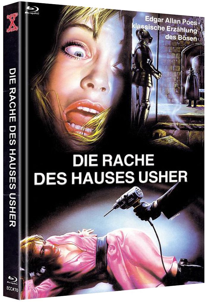 Die Rache des Hauses Usher - Cover A - Mediabook (Blu-Ray+DVD) - Limited 222 Edition