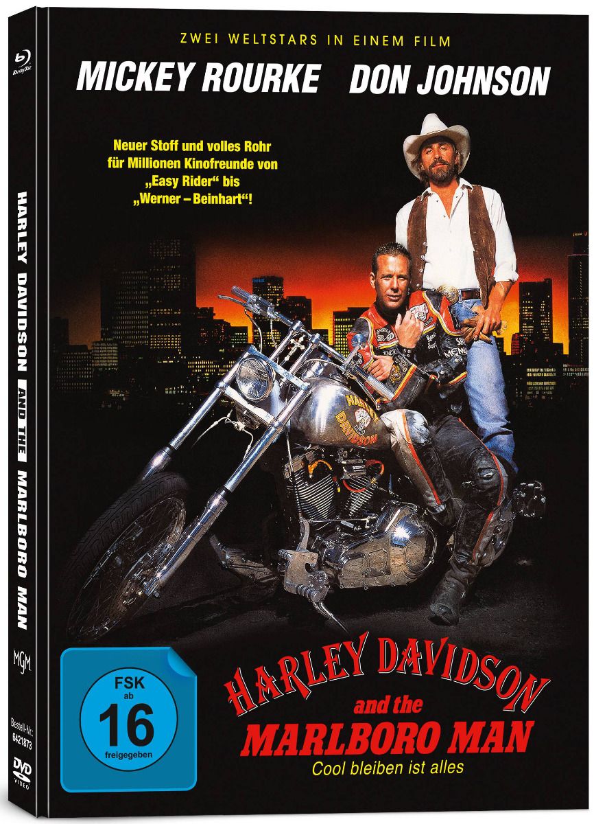 Harley Davidson and the Marlboro Man (Lim. Uncut Mediabook) (DVD + BLURAY)