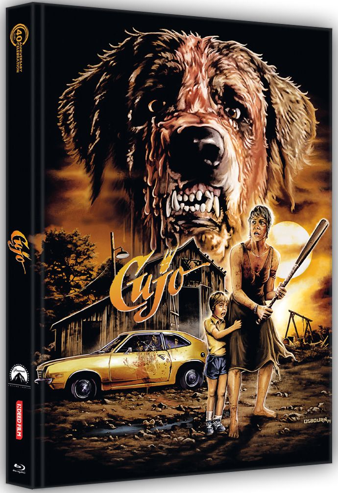 Stephen Kings Cujo - Cover G - Mediabook (Blu-Ray) (2Discs) - Limited 999 Edition - Kinofassung & Directors Cut - Uncut