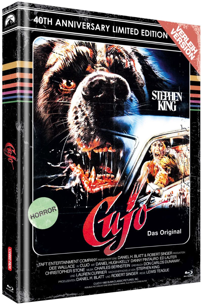 Stephen Kings Cujo - Cover J - Mediabook (Blu-Ray) (2Discs) - Limited 333 Edition - Kinofassung & Directors Cut - Uncut
