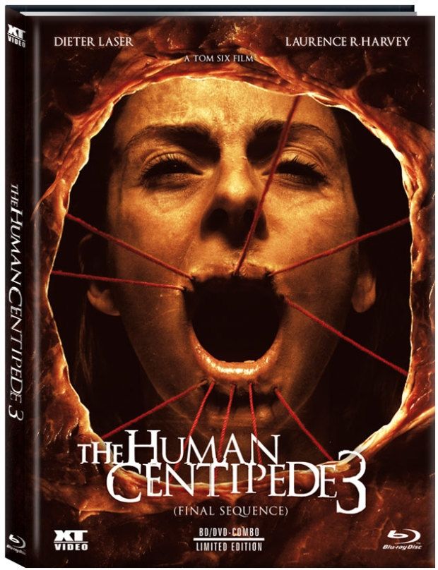Human Centipede 3, The: (Final Sequence) (Lim. Uncut Mediabook - Cover B) (DVD + BLURAY)