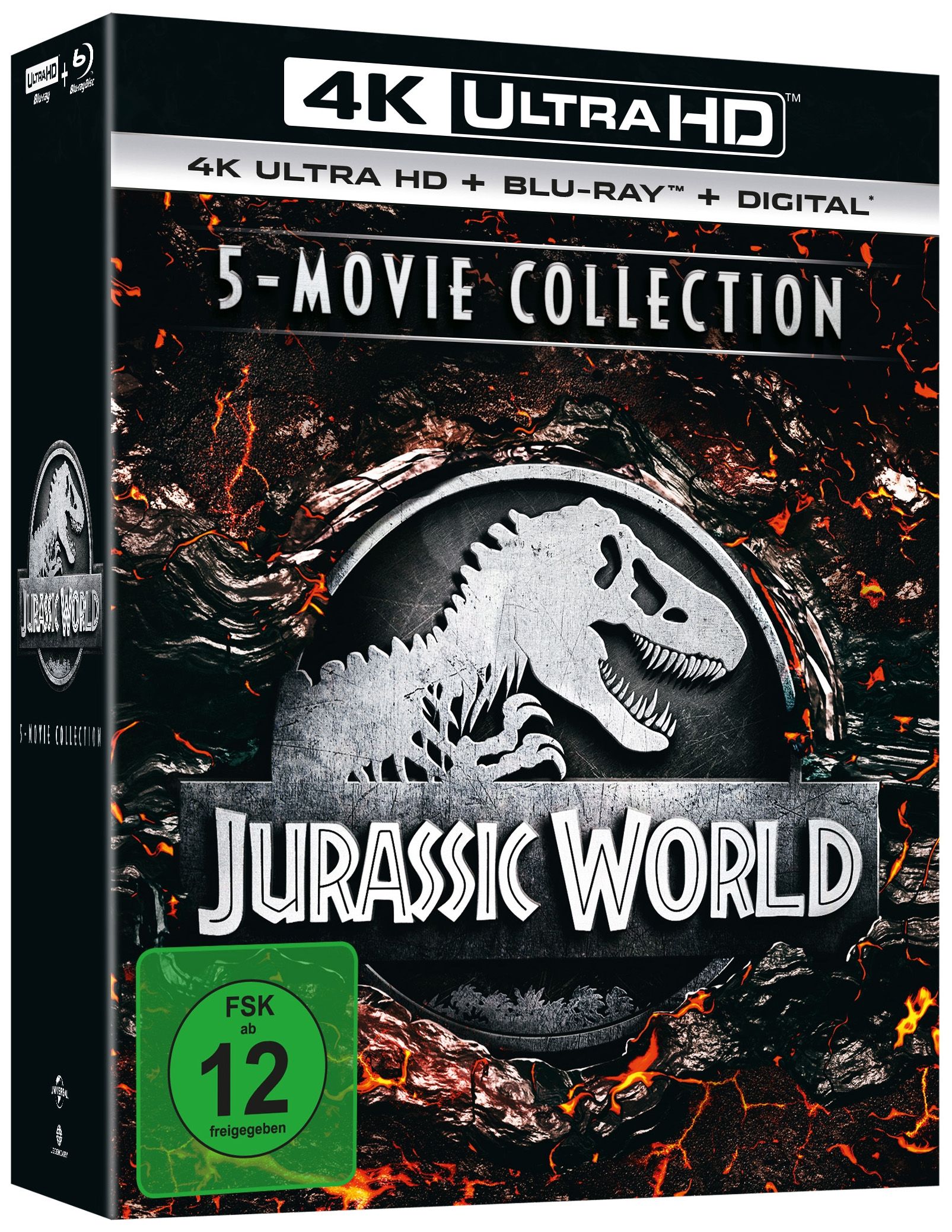 Jurassic World - 5 Movie Collection (10 Discs) (UHD BLURAY + BLURAY)