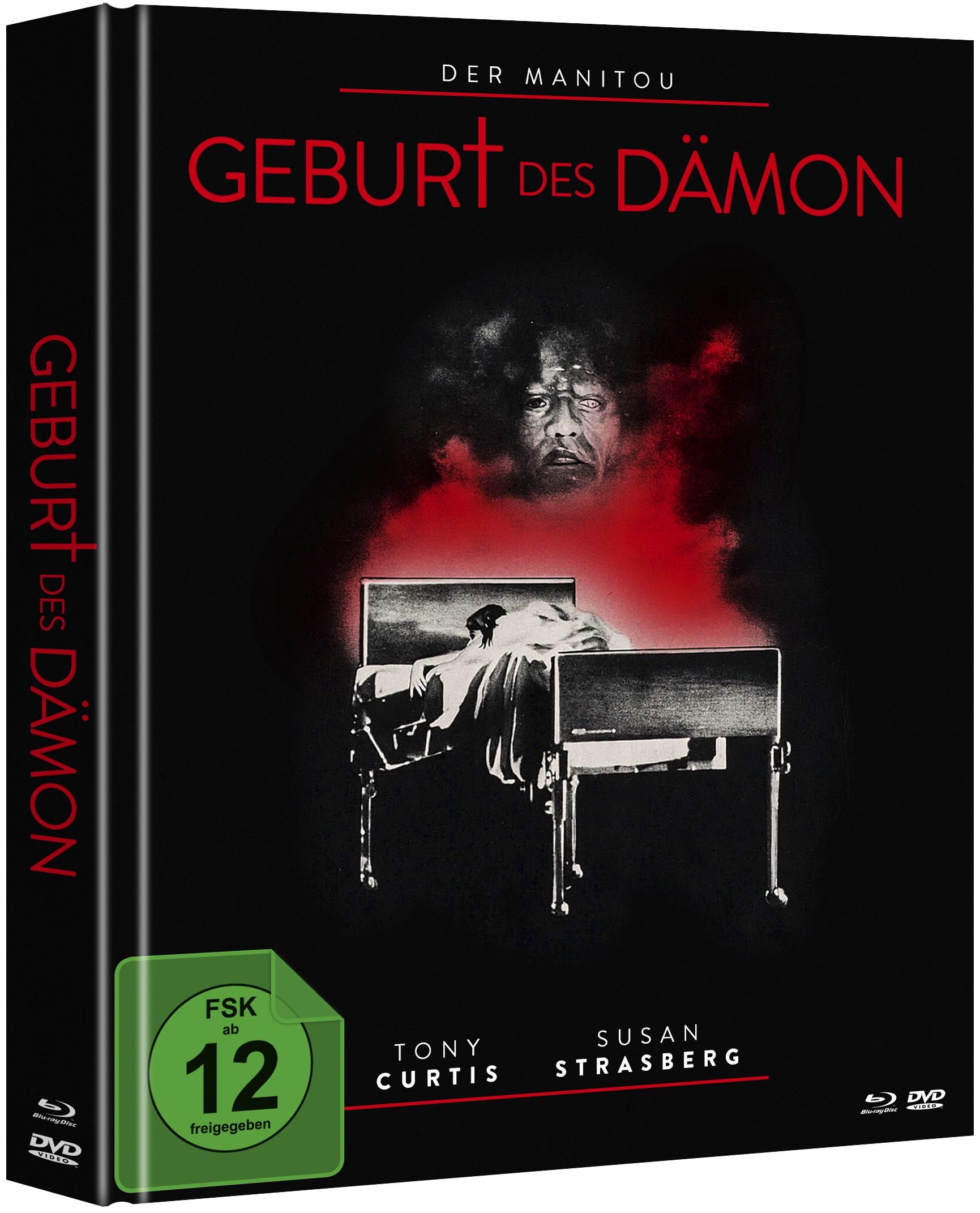 Manitou, Der - Geburt des Dämon (Lim. Uncut Mediabook - Cover B) (DVD + BLURAY)
