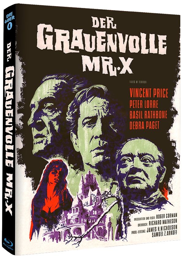 Grauenvolle Mr. X, Der (Lim. Uncut Mediabook - Cover A) (BLURAY)