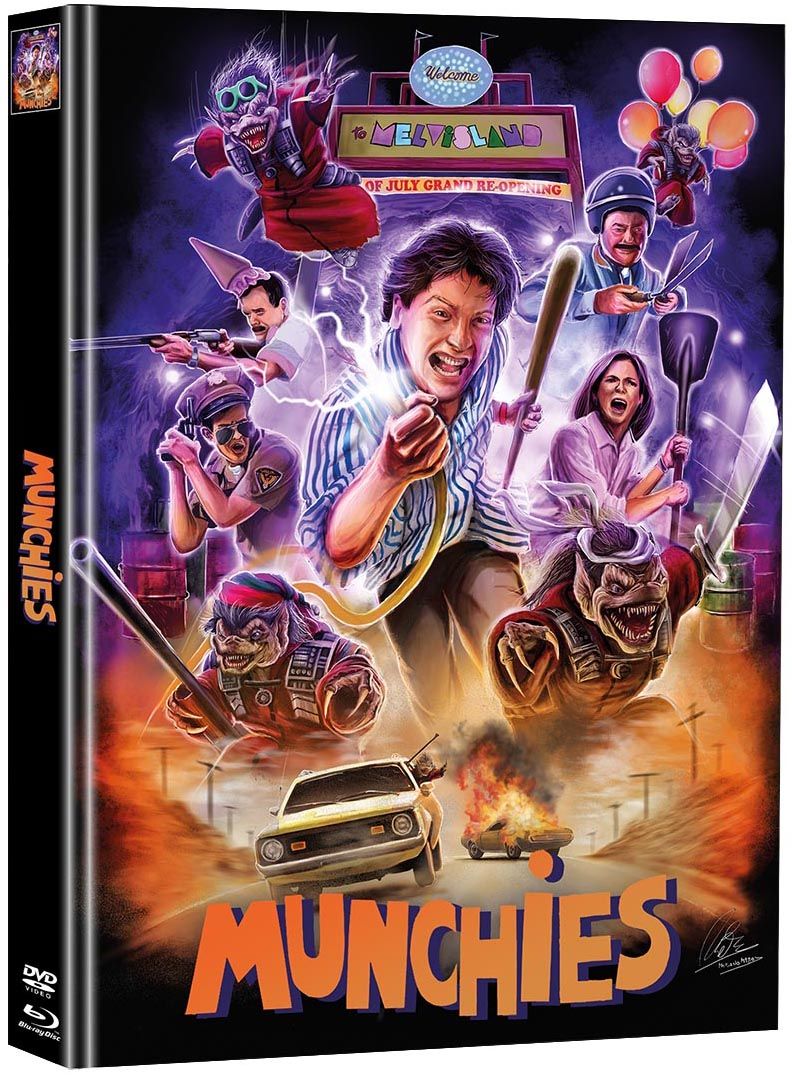 Munchies (Lim. Uncut Mediabook - Cover B) (DVD + BLURAY)