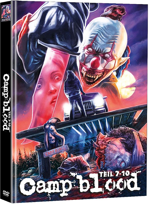Camp Blood 7-10 (OmU) - Cover B - Mediabook (2DVD) - Limited 222 Edition