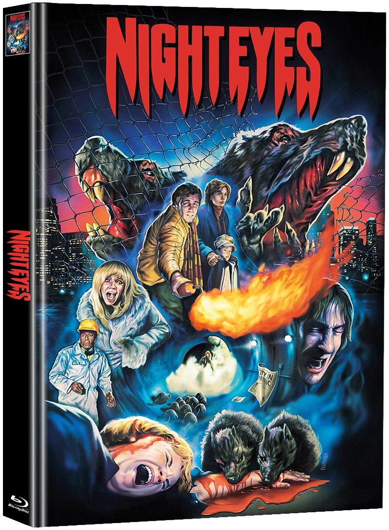 Night Eyes - Cover A - Mediabook (Blu-Ray) (2Discs) - Limited 222 Edition