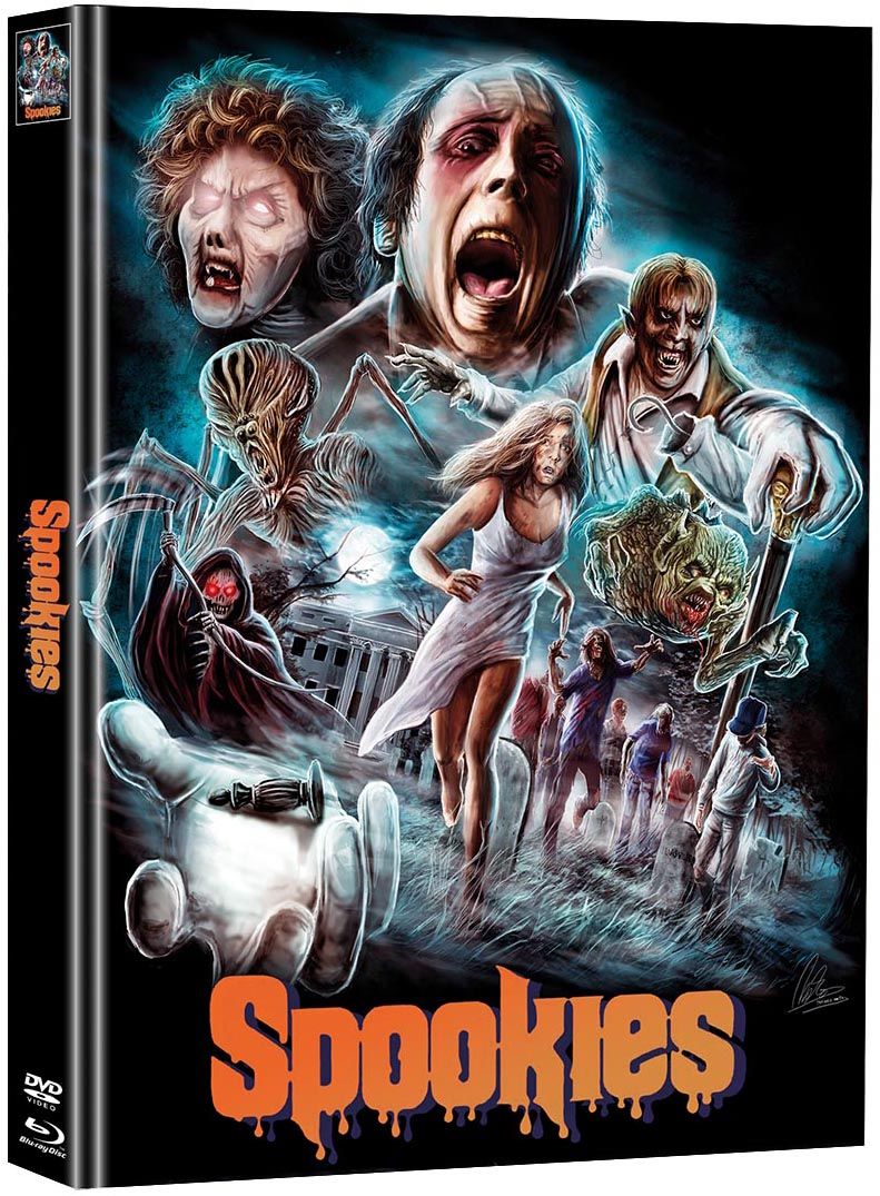 Spookies - Die Killermonster (Lim. Uncut Mediabook - Cover B) (DVD + BLURAY)
