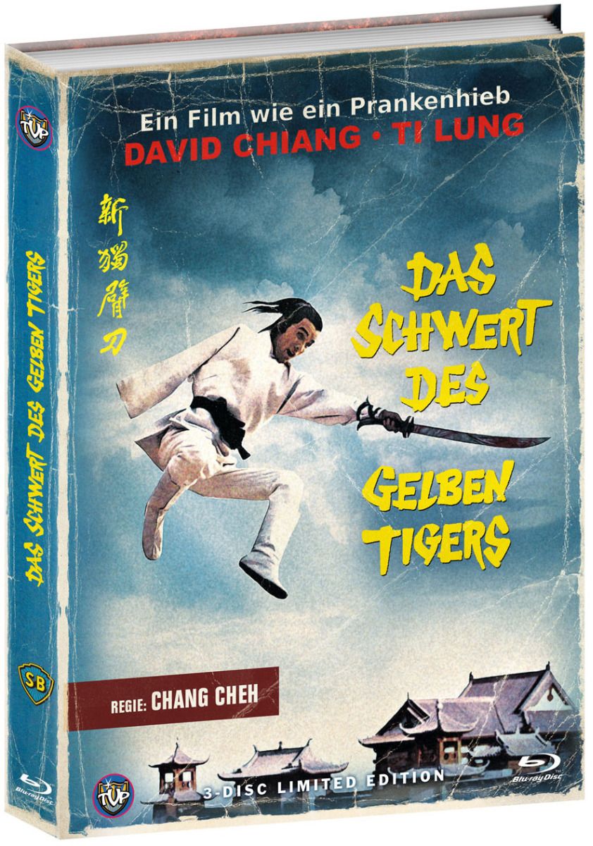 Das Schwert des gelben Tigers - Cover B - Mediabook (Wattiert) (2Blu-Ray+DVD) - Limited 444 Edition - Final Edition