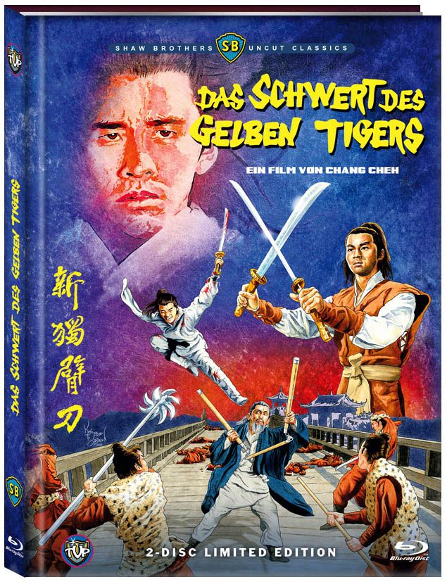 Das Schwert des gelben Tigers - Cover A - Mediabook (2Blu-Ray+DVD) - Limited 333 Edition - Final Edition
