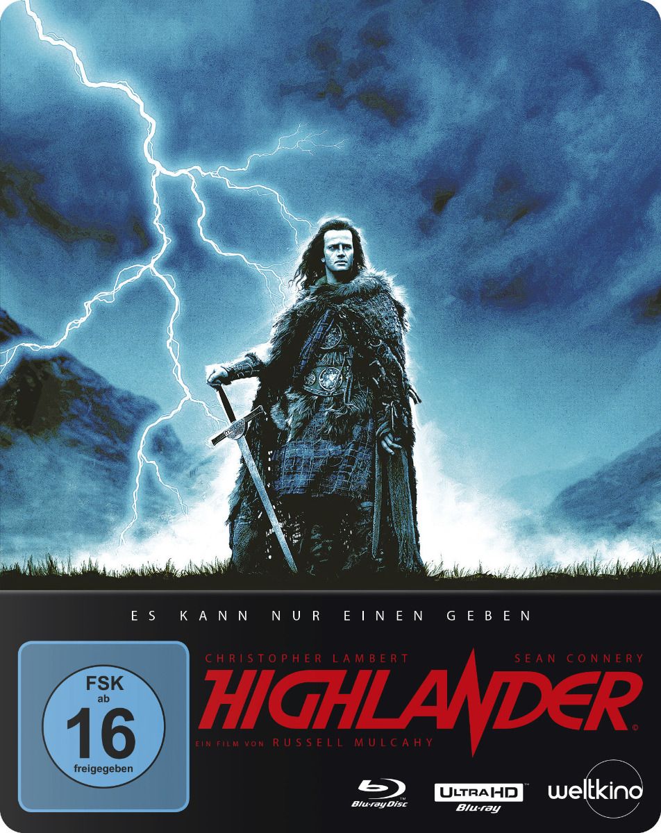 Highlander - Es kann nur einen geben (4K UHD+Blu-Ray) (2Discs) - Limited Steelbook Edition