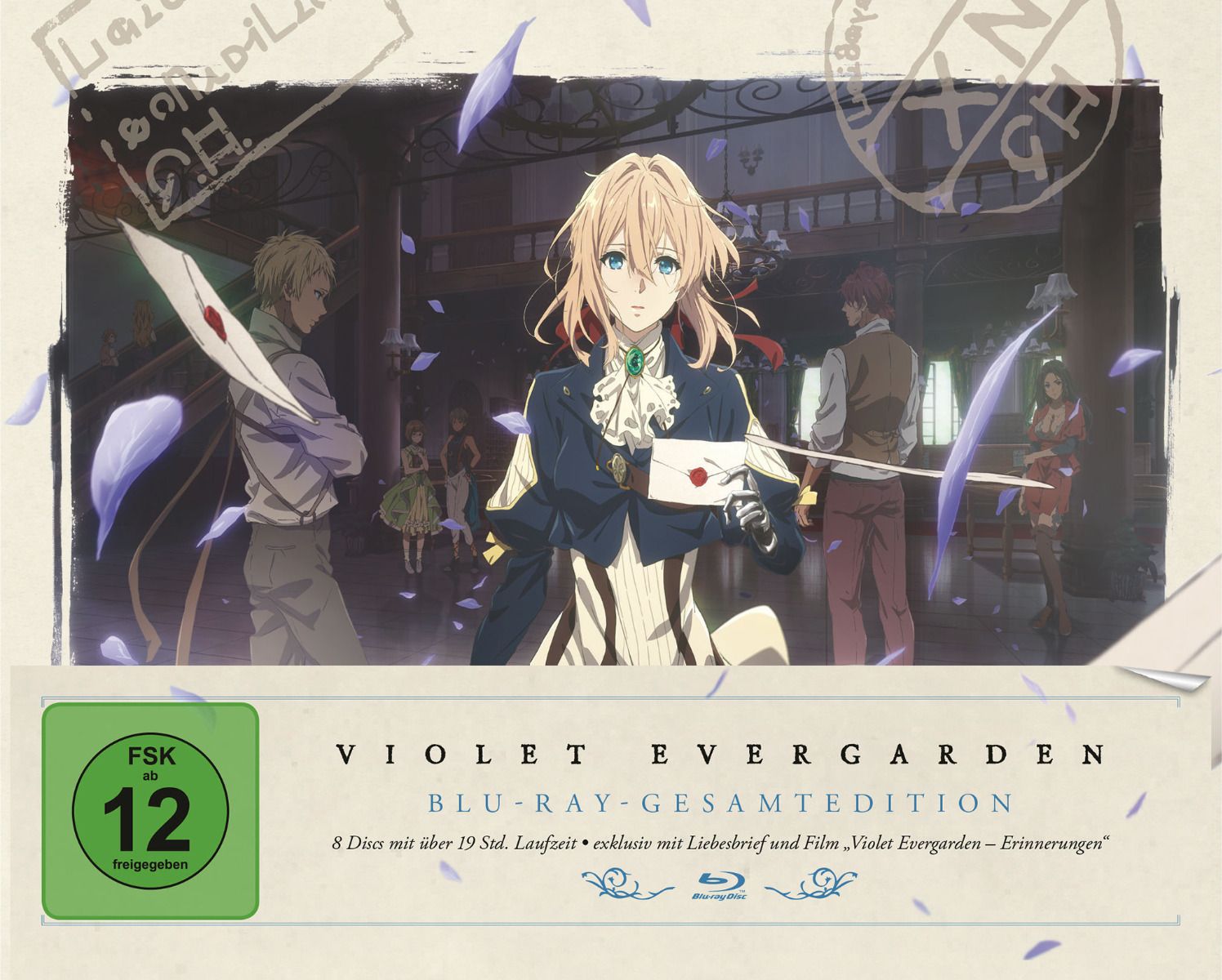 Violet Evergarden - Gesamtedition (Blu-Ray) (8Discs)