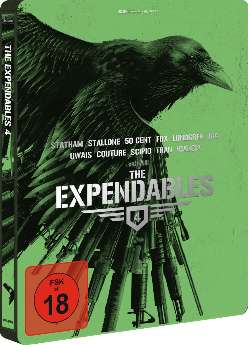 The Expendables 4 (4K UHD+Blu-Ray) - Limited SteelBook Edition - Uncut