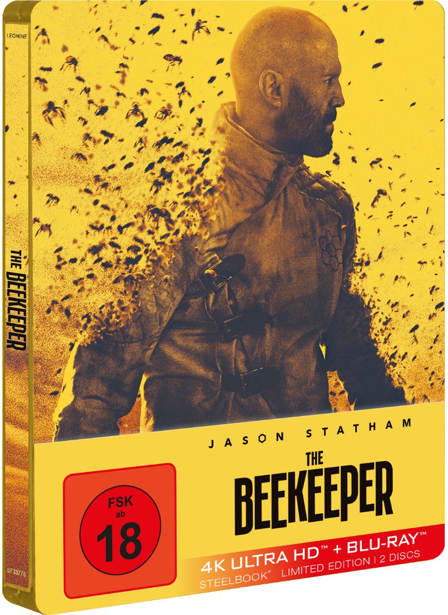 The Beekeeper (4K UHD+Blu-Ray) - Limited SteelBook Edition - Uncut
