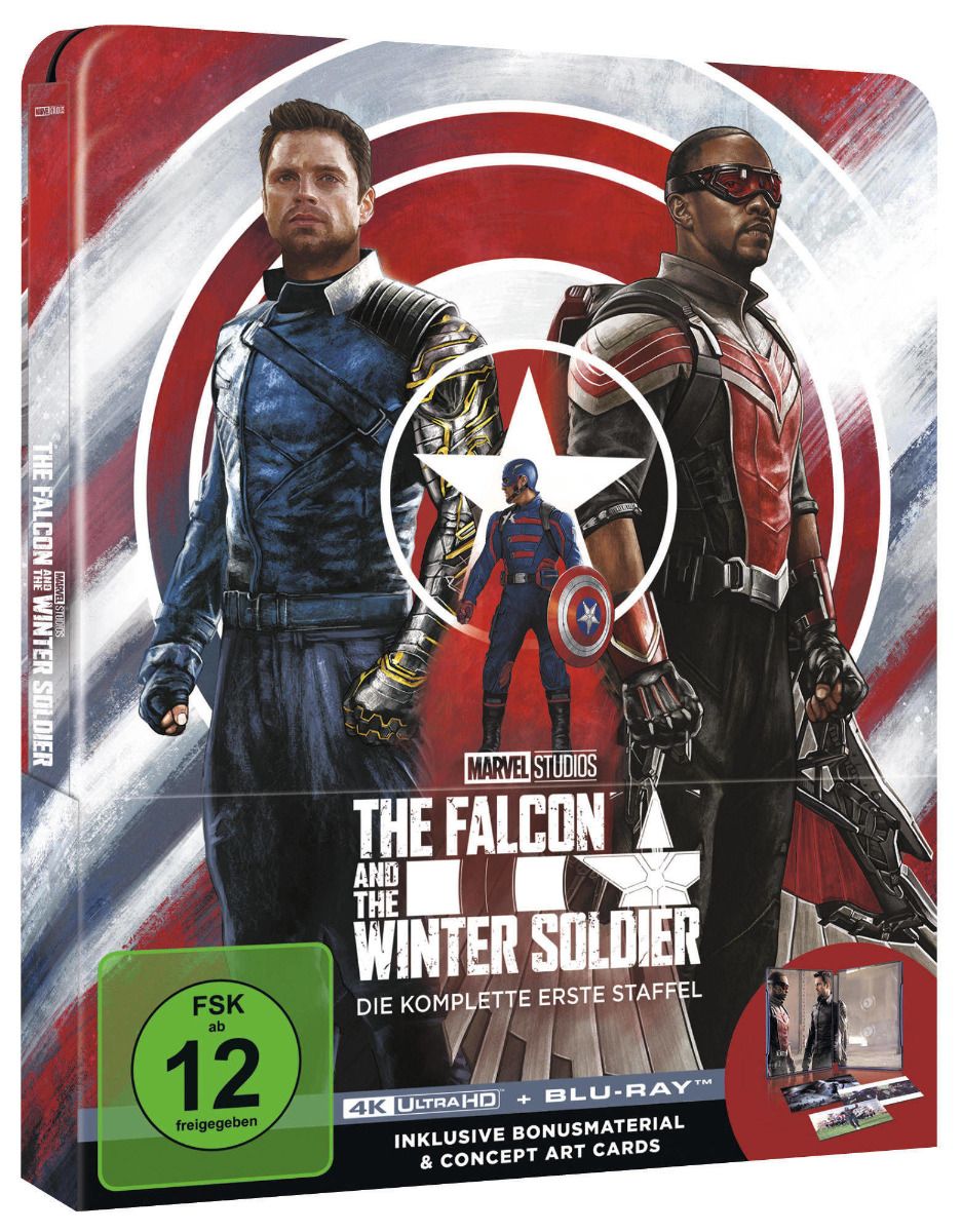 The Falcon and the Winter Soldier - Staffel 1 (4K UHD+Blu-Ray) - Limited Steelbook Edition