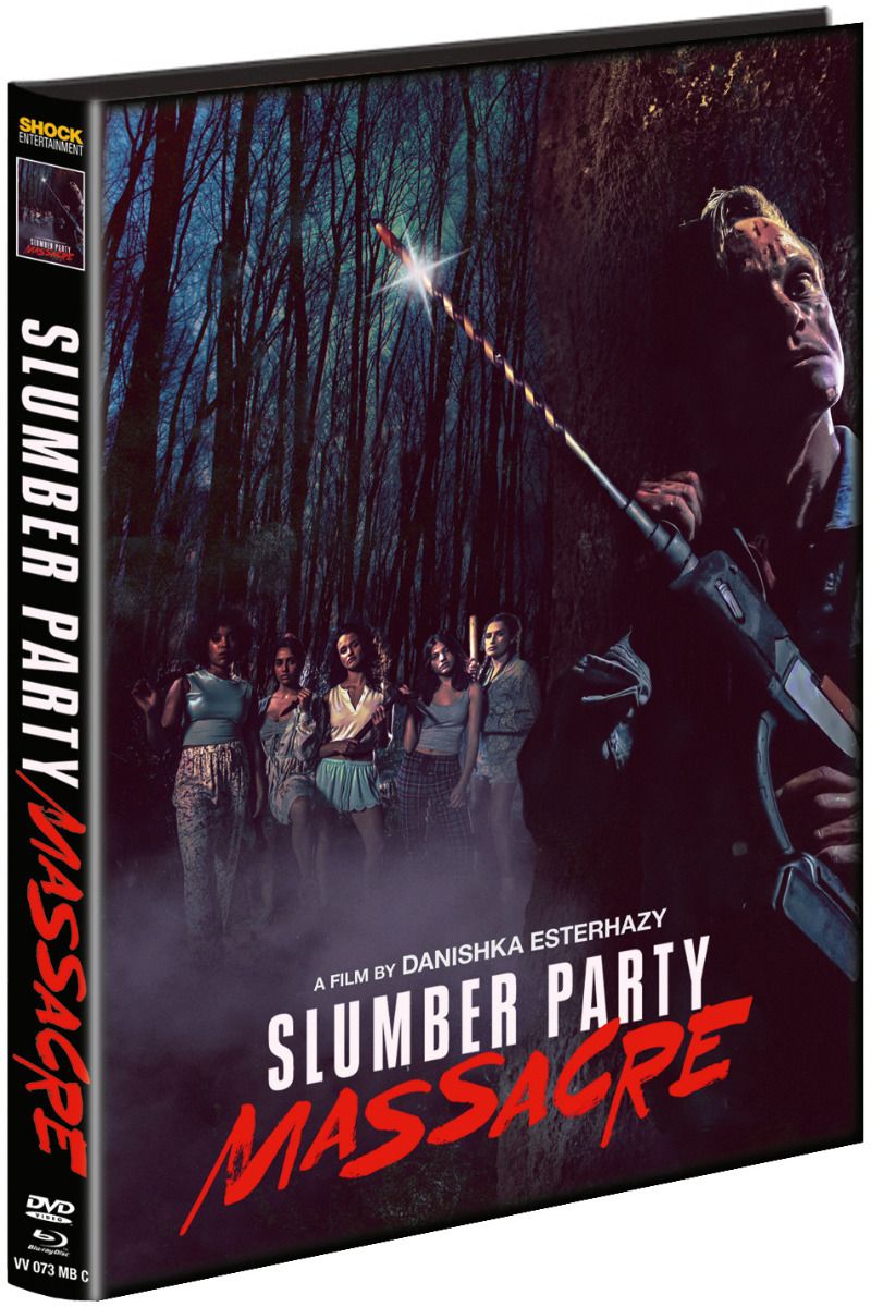 Slumber Party Massacre (2021) - Cover C - Mediabook (Blu-Ray+DVD) - Limited 333 Edition - Uncut