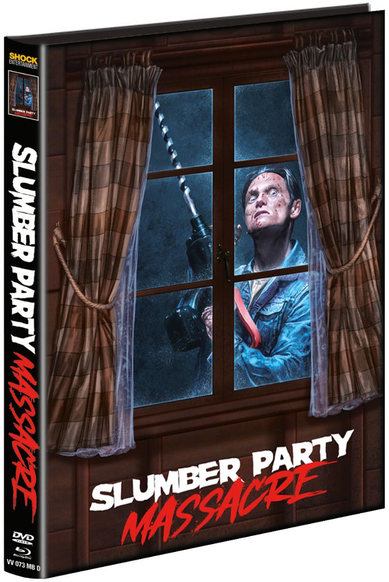 Slumber Party Massacre (2021) - Cover D - Mediabook (Blu-Ray+DVD) - Limited 222 Edition - Uncut