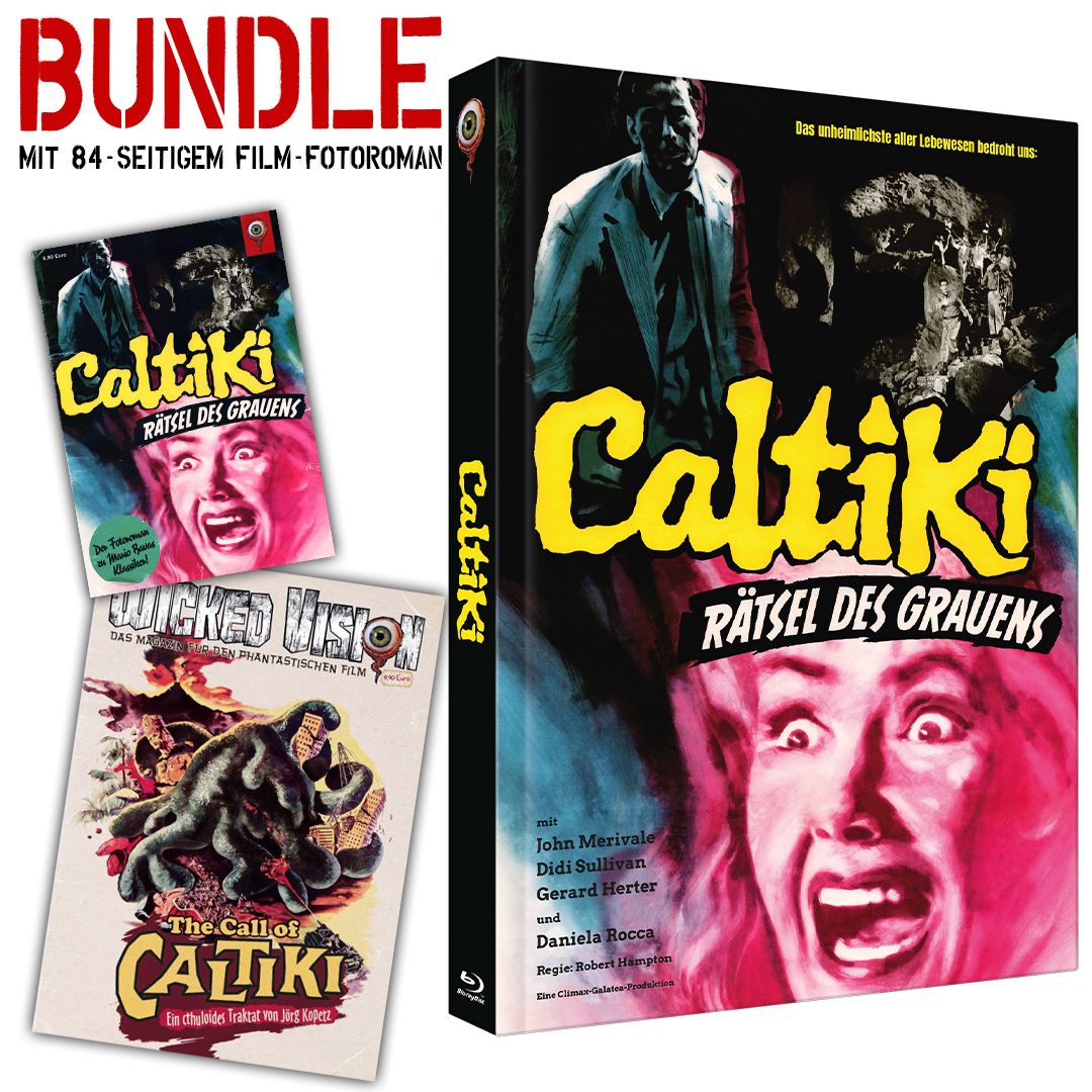 Caltiki - Rätsel des Grauens - Cover A - Mediabook + Fotoroman (Blu-Ray+DVD) - Limited Edition