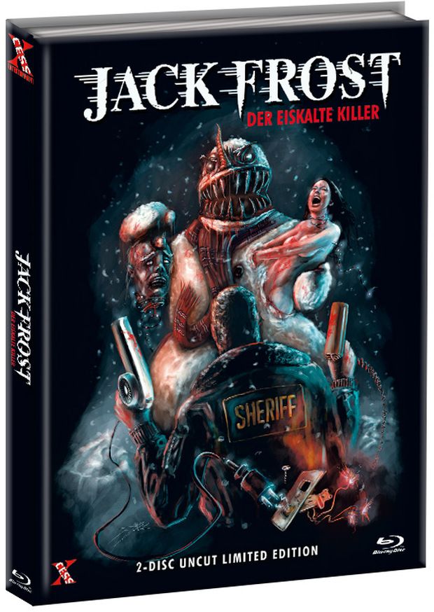 Jack Frost - Der eiskalte Killer (Blu-Ray+DVD) - Cover B - Mediabook - Limited 222 Edition - Uncut