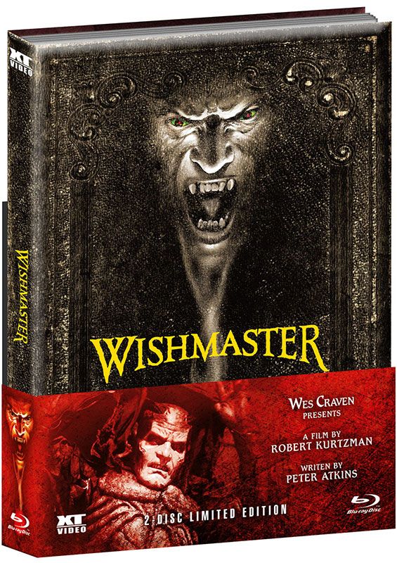 Wishmaster (Lim. Uncut wattiertes Mediabook) (DVD + BLURAY)