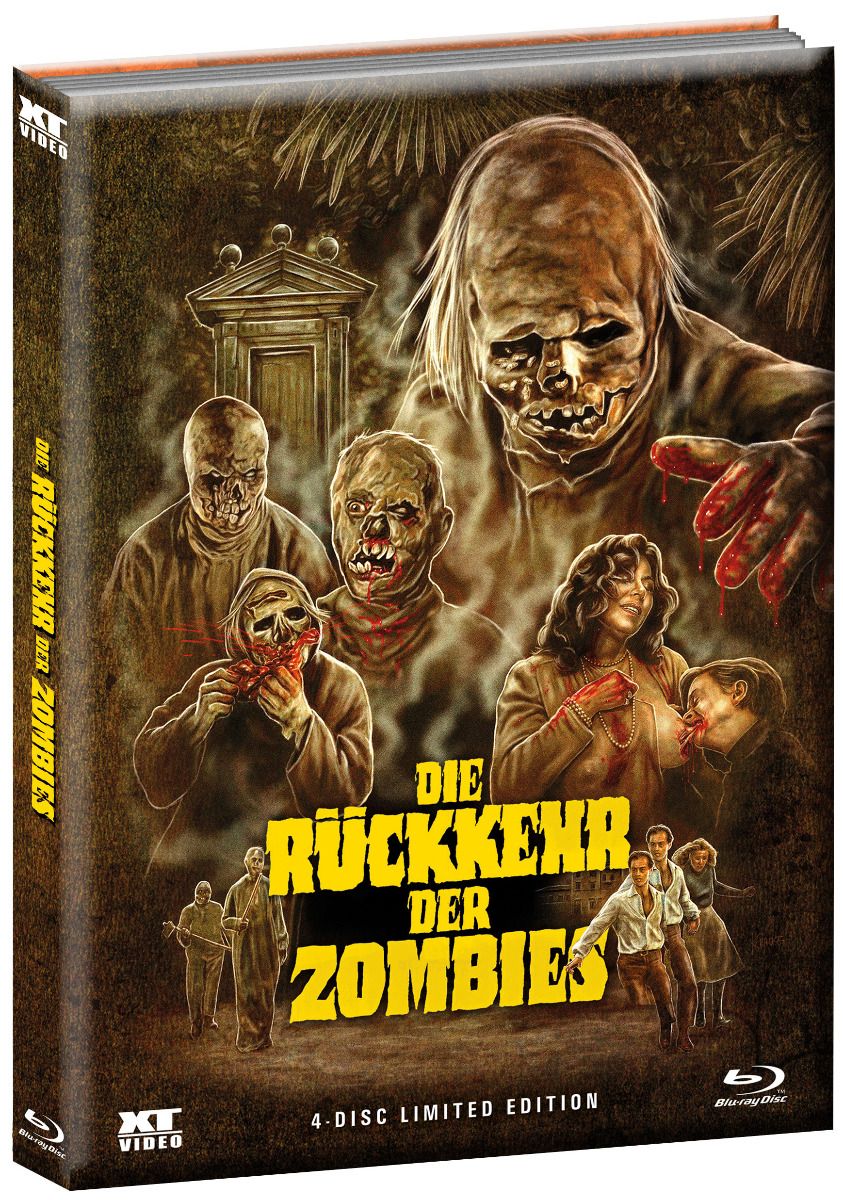 Die Rückkehr der Zombies (Remastered) - Cover B - Mediabook (Wattiert) (2Blu-Ray+2DVD) - Limited 444 Edition