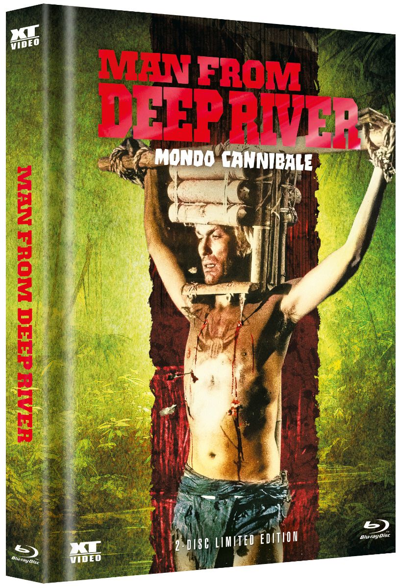 Mondo Cannibale (Man from Deep River) - Cover 2 - Mediabook (Blu-Ray+DVD) - Limited 666 Edition